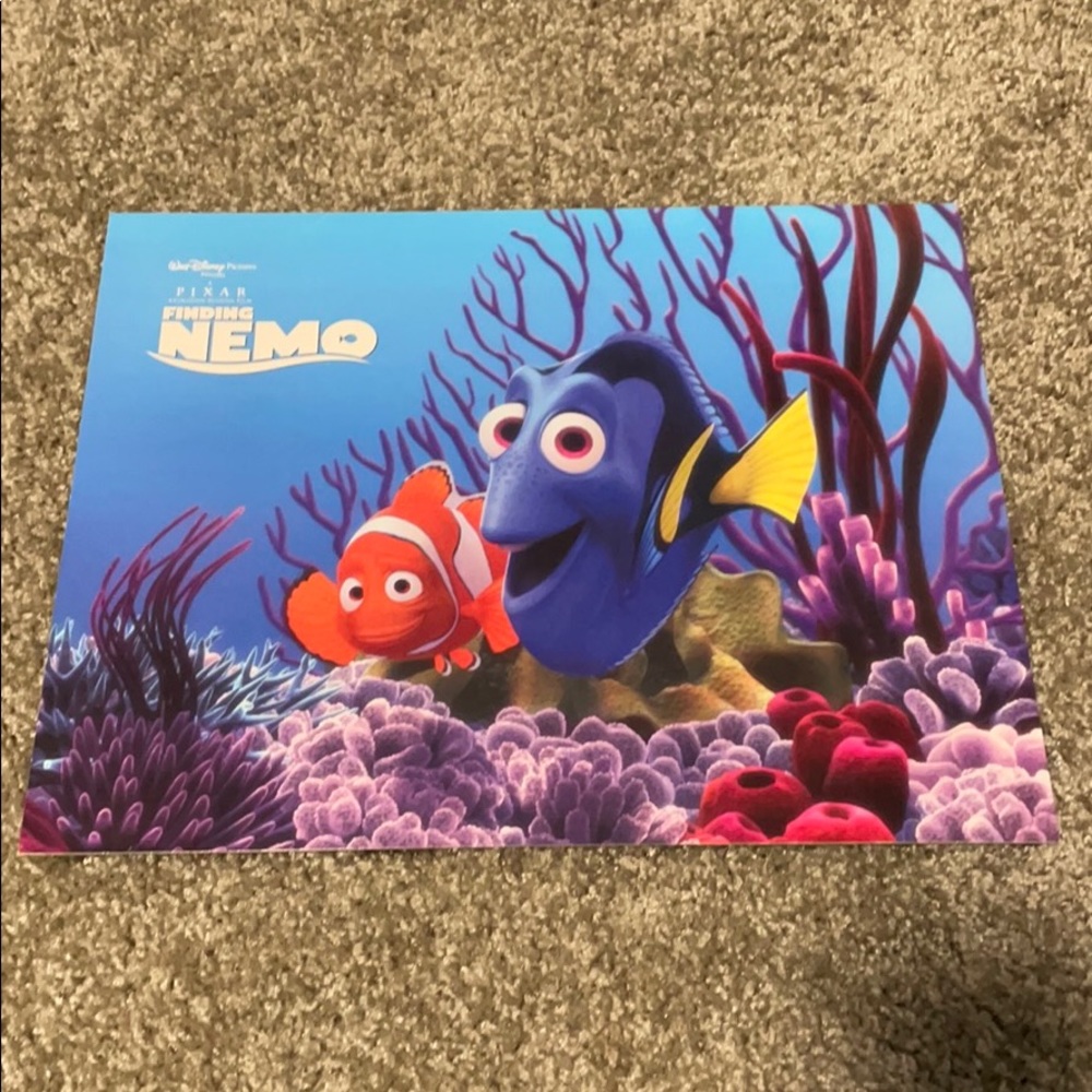 Disney Finding Nemo set of four lithographs